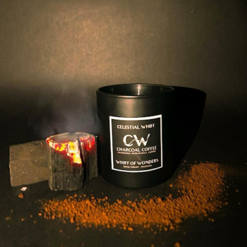 Charcoal Coffee soybees scented candle