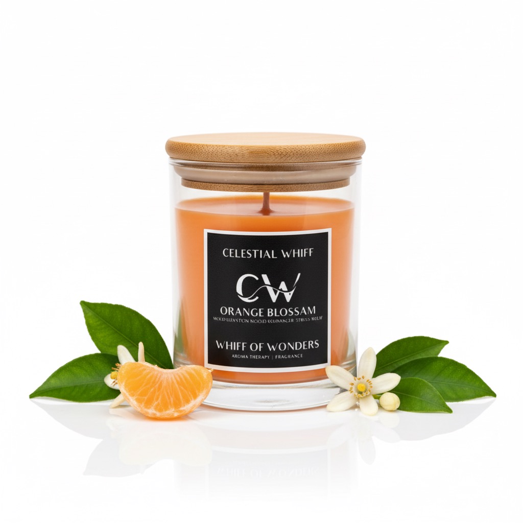Orange Blossom soybees scented candle