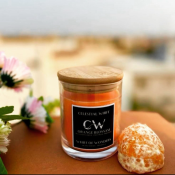 Orange Blossom soybees scented candle