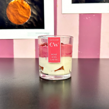 Rose Iced Latte soybees scented candle