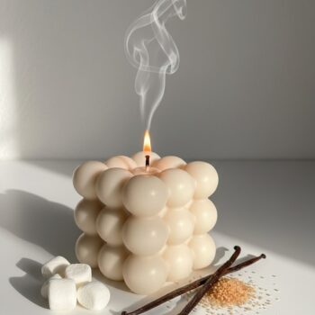 Large Bubble Scented Candle