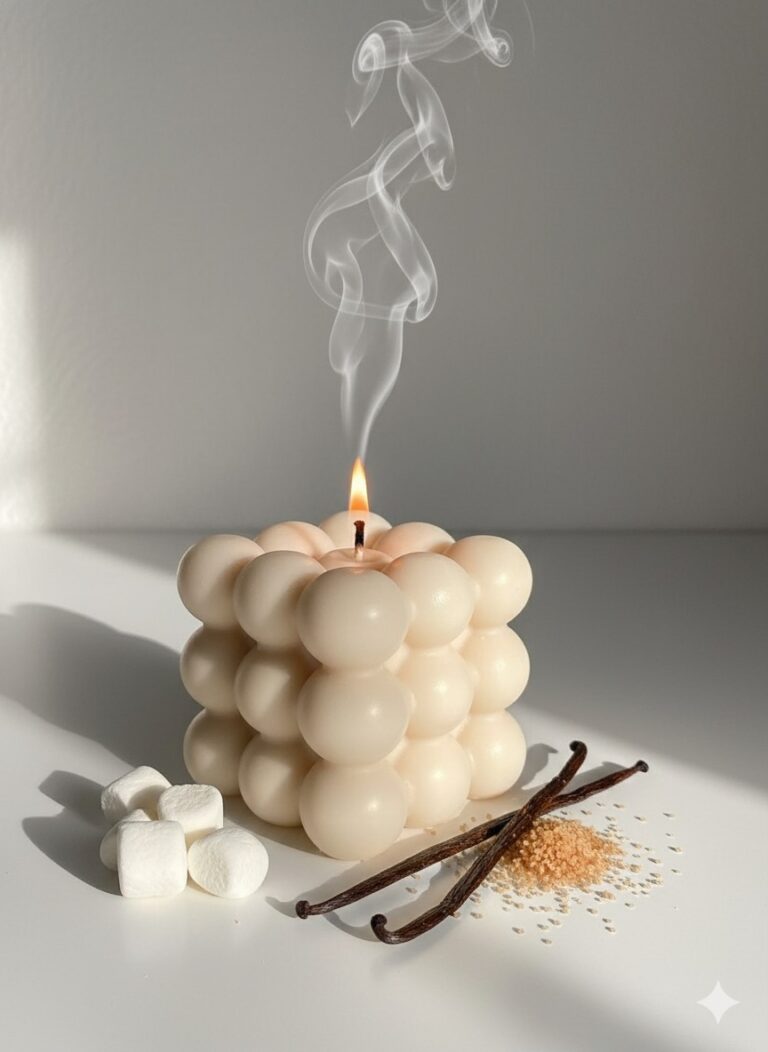 Large Bubble Scented Candle